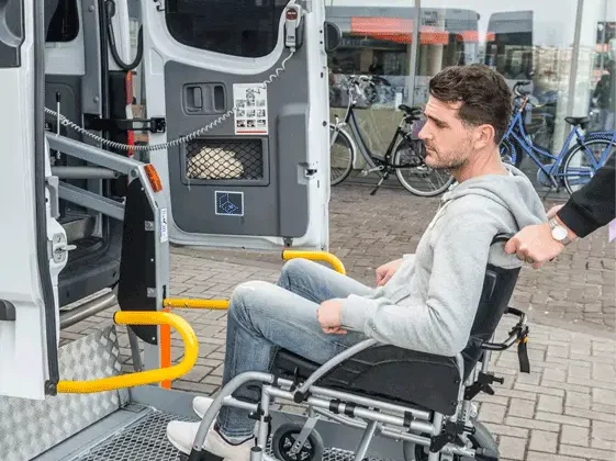 Comfortable and accessible wheelchair transportation for seniors and disabled individuals at Diamond Care Transportation LLC.